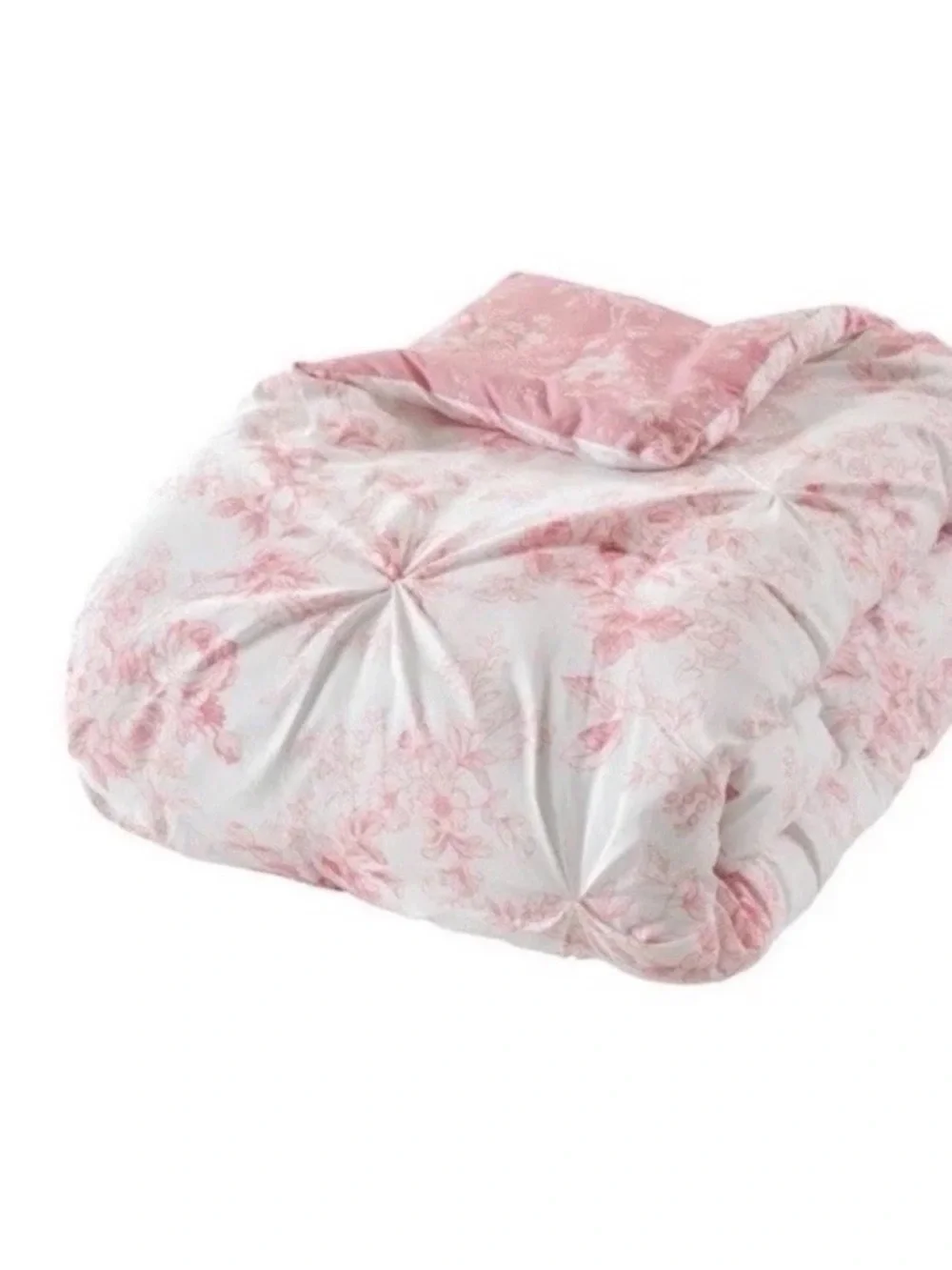 Retired Armoire Collection Pink Toile Full/Queen Reversible Comforter NWT - Picture 8 of 8